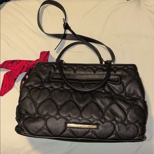 *SOLD* Betsy Johnson black shoulder bag!